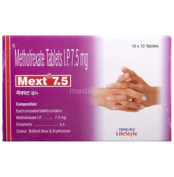 mext 7.5mg tablet 10's